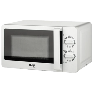 მიკროტალღური ღუმელი Raf R.8008W, 800W, 20L, Microwave Oven, White