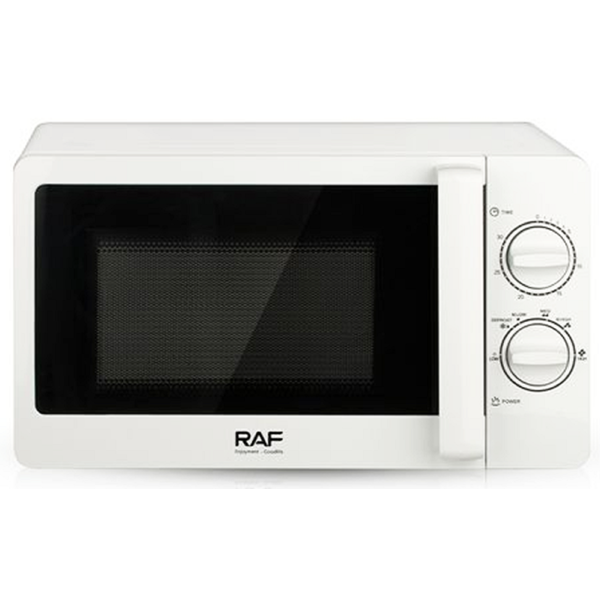 მიკროტალღური ღუმელი Raf R.8008W, 800W, 20L, Microwave Oven, White