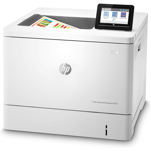 პრინტერი HP 7ZU78A LaserJet M555dn, A4, USB, Ethernet, White