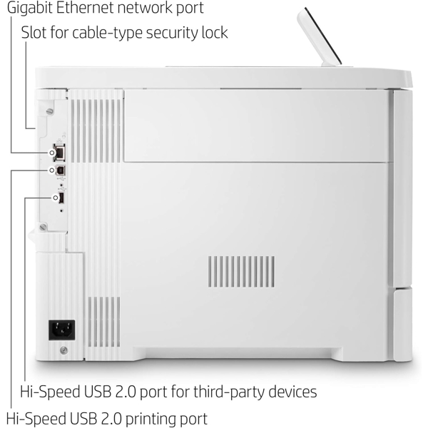 HP 7ZU78A LaserJet M555dn, A4, USB, Ethernet, White