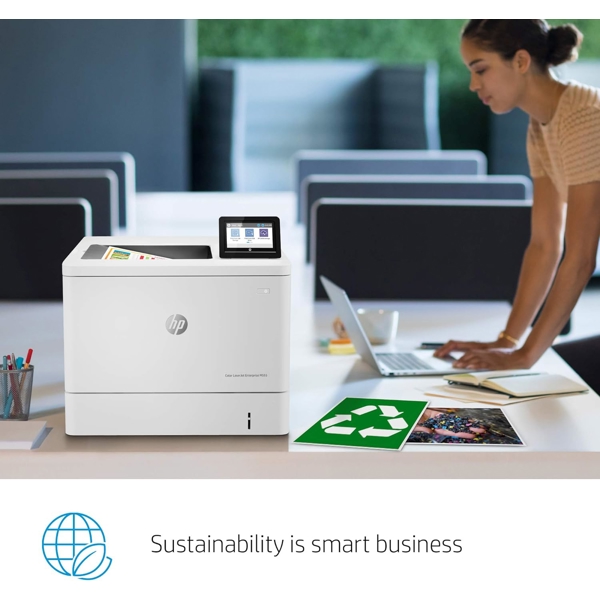 პრინტერი HP 7ZU78A LaserJet M555dn, A4, USB, Ethernet, White