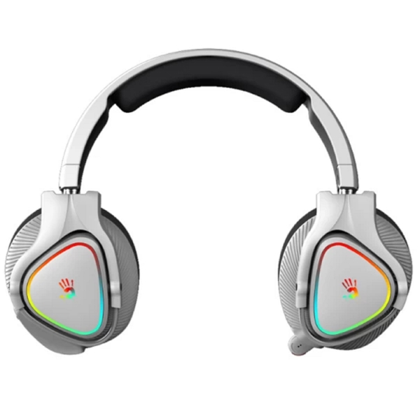 ყურსასმენი A4tech MR710 Bloody, Gaming Headset, Wireless, RGB, 3.5mm, USB, Bluetooth, Grey