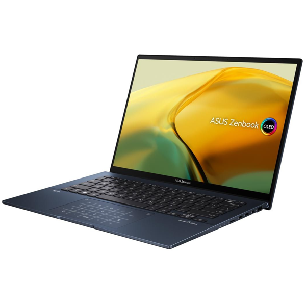 ნოუთბუქი Asus 90NB10G1-M00E80 ZenBook 14, 14", i5-1340P, 16GB, 512GB SSD, Integrated, W11H, Blue