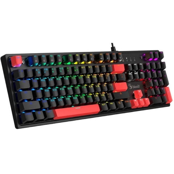 A4tech S510R Bloody, Wired, RGB, USB, Gaming Keyboard, Black