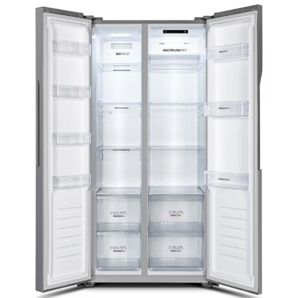 მაცივარი Gorenje NRS8182KX, 441L, E, No Frost, Refrigerator, Grey