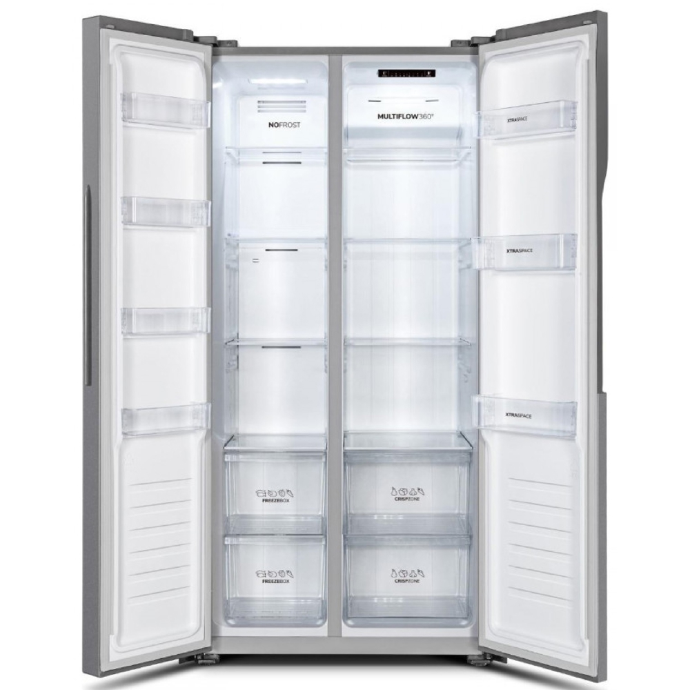 Gorenje NRS8182KX, 441L, E, No Frost, Refrigerator, Grey