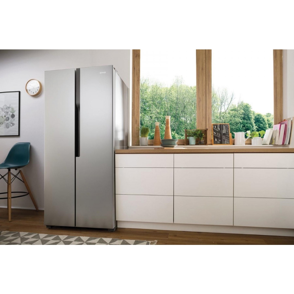 Gorenje NRS8182KX, 441L, E, No Frost, Refrigerator, Grey