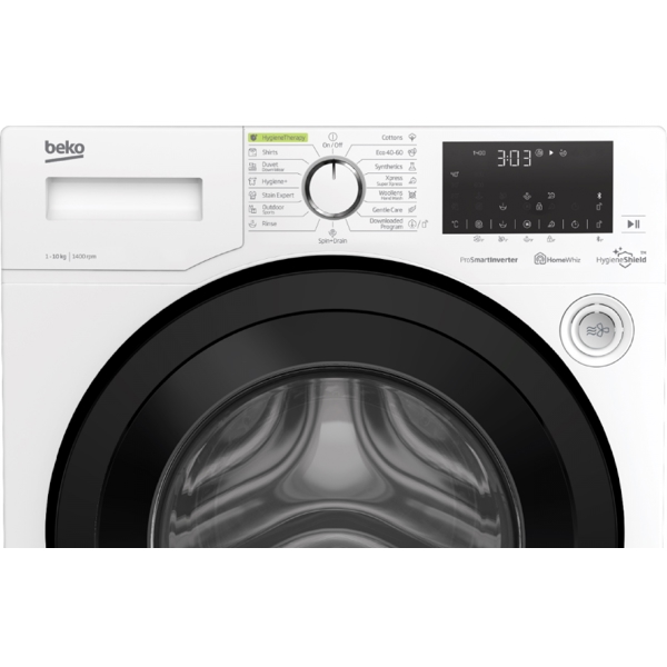 სარეცხი მანქანა Beko WTE 10736 CHT bPRO 500, 10Kg, A, 1400Rpm, Washing Machine, White