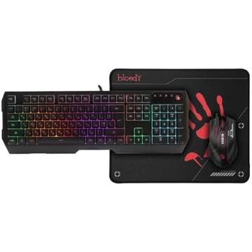 A4tech B1700 Bloody, Wired, USB, Gaming Keyboard + Set, Black