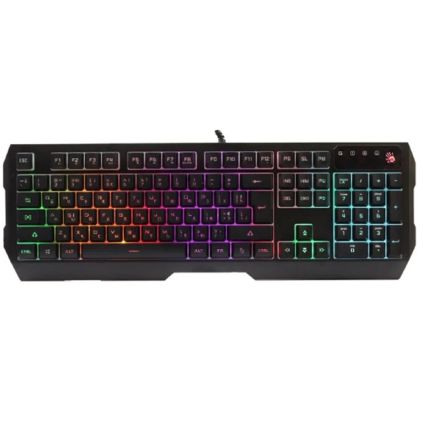 გეიმინგ კომპლექტი A4tech B1700 Bloody, Wired, USB, Gaming Keyboard + Set, Black