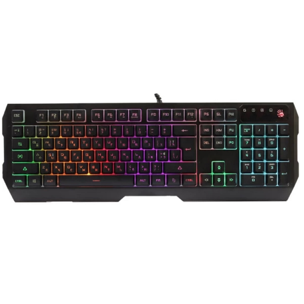 გეიმინგ კომპლექტი A4tech B1700 Bloody, Wired, USB, Gaming Keyboard + Set, Black