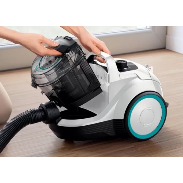 მტვერსასრუტი Bosch BGC21HYG1, 550W, 2L, Vacuum Cleaner, White