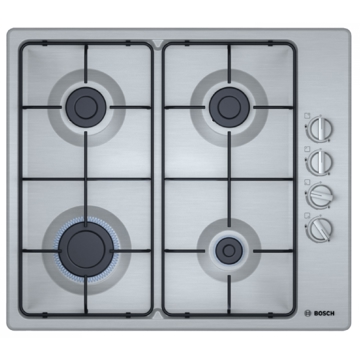 Built-in Gas Cooktop Bosch PBP6C5B82O, Silver