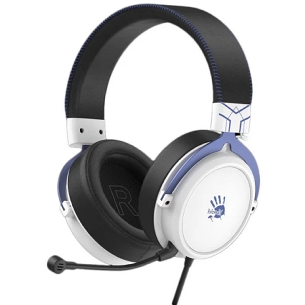 A4tech M590i 7.1 Bloody, Gaming Headset, Wired, 3.5mm, USB, Black/White