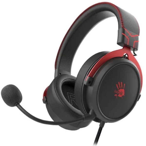 A4tech M590i 7.1 Bloody, Gaming Headset, Wired, 3.5mm, USB, Black/Red