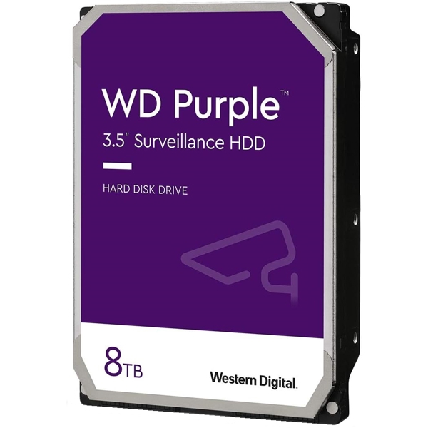 Western Digital WD84PURZ, 8TB, 3.5", Internal Hard Drive