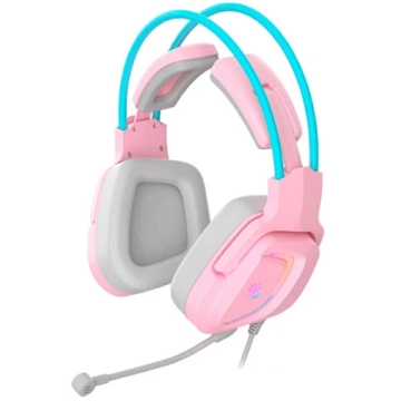 A4tech G575 7.1 Bloody, Gaming Headset, Wired, RGB, USB, Pink