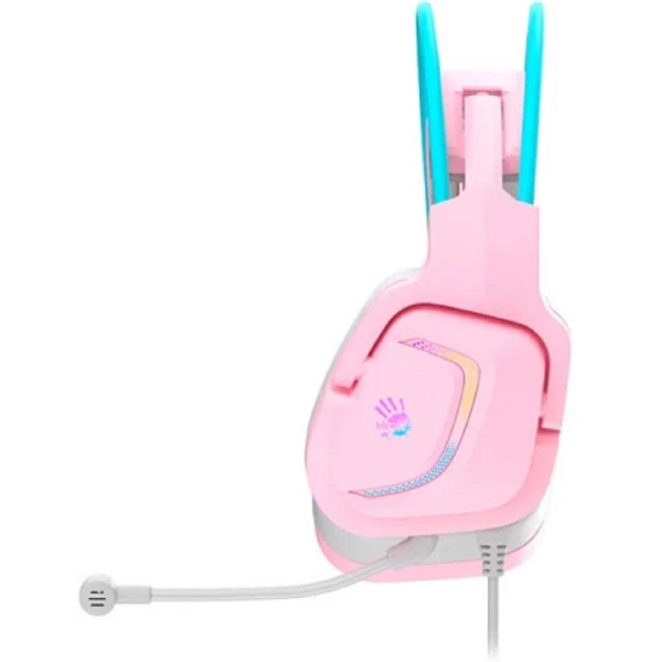 ყურსასმენი A4tech G575 7.1 Bloody, Gaming Headset, Wired, RGB, USB, Pink