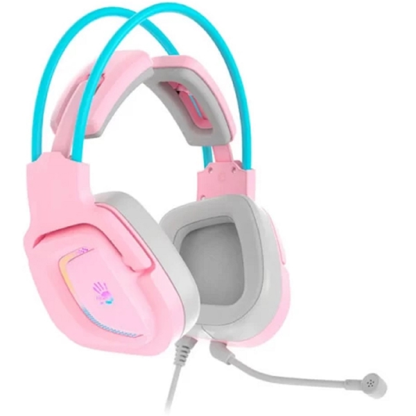 ყურსასმენი A4tech G575 7.1 Bloody, Gaming Headset, Wired, RGB, USB, Pink