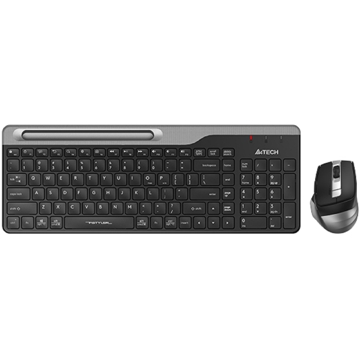 კლავიატურა+მაუსი A4tech FB2535C Fstyler, Wireless, USB, Bluetooth, Keyboard And Mouse, Smoky Grey