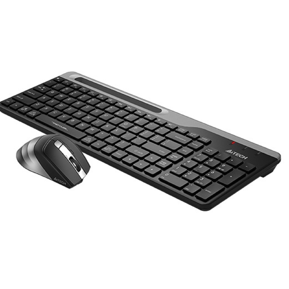 კლავიატურა+მაუსი A4tech FB2535C Fstyler, Wireless, USB, Bluetooth, Keyboard And Mouse, Smoky Grey