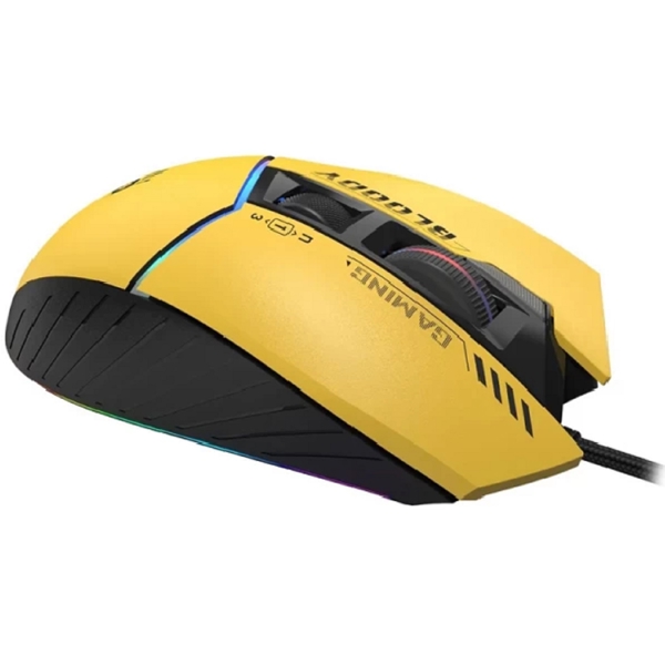 მაუსი A4tech W95 Max Sports Bloody, Wired, USB, Gaming Mouse, Yellow