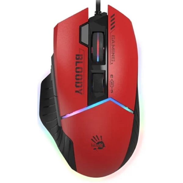 მაუსი A4tech W95 Max Sports Bloody, Wired, USB, Gaming Mouse, Red