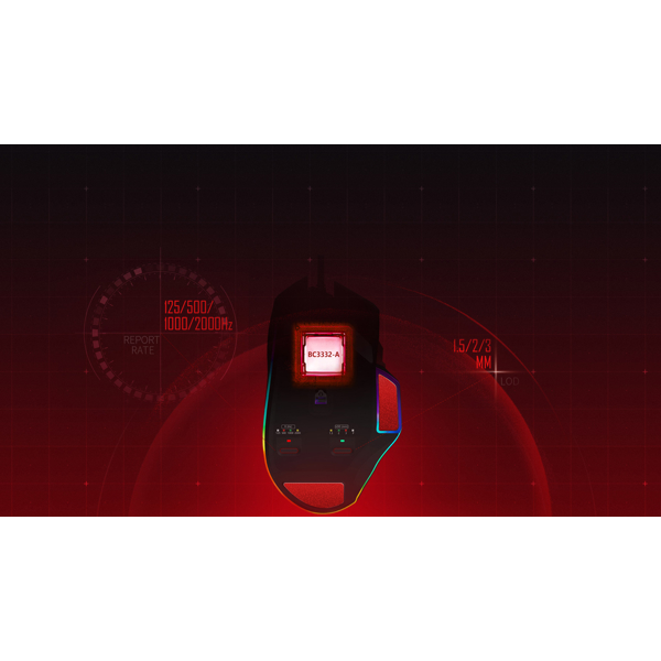 მაუსი A4tech W95 Max Sports Bloody, Wired, USB, Gaming Mouse, Red