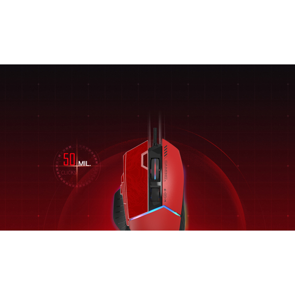 მაუსი A4tech W95 Max Sports Bloody, Wired, USB, Gaming Mouse, Red