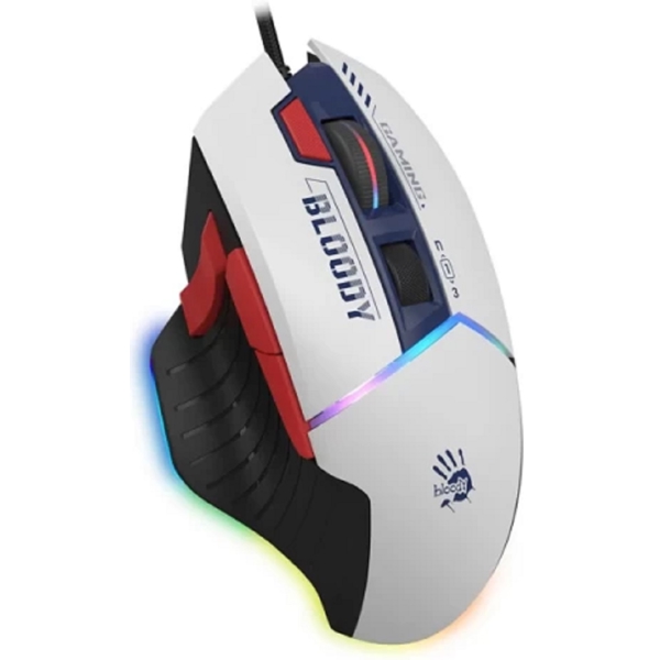 მაუსი A4tech W95 Max Sports Bloody, Wired, USB, Gaming Mouse, White