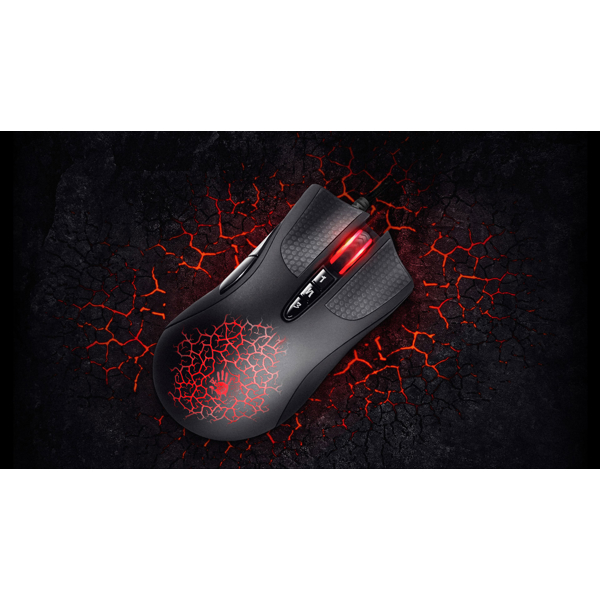 მაუსი A4tech A90 Light Strike Bloody, Wired, USB, Gaming Mouse, Black