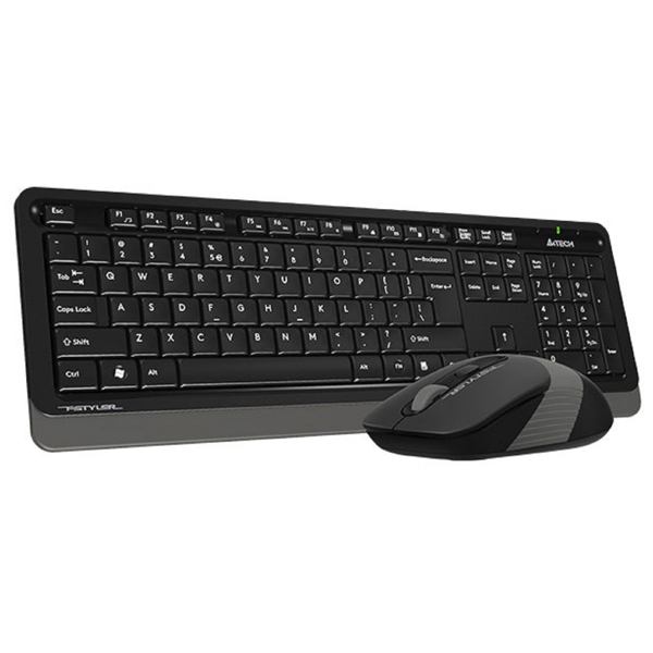 კლავიატურა + მაუსი A4tech FG1010 Fstyler, Wireless, USB, Keyboard And Mouse, Black