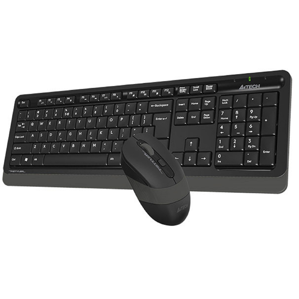 კლავიატურა+მაუსი A4tech FG1010 Fstyler, Wireless, USB, Keyboard And Mouse, Black