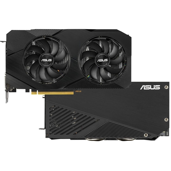 ვიდეო დაფა Asus DUAL-GTX1660S-6G-EVO, GeForce GTX1660, 6GB, 192bit, HDMI, DP, DVI-D, Black