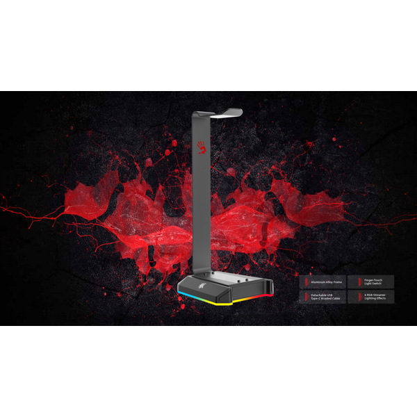 A4tech GS2L Bloody, Headset Stand, Black