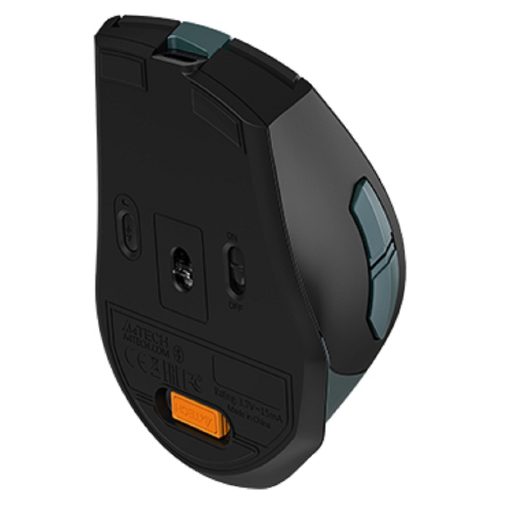 მაუსი A4tech FB35CS Fstyler, Wireless, Bluetooth, USB, Mouse, Midnight Green