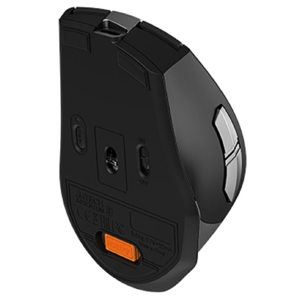 მაუსი A4tech FB35CS Fstyler, Wireless, Bluetooth, USB, Mouse, Smoky Grey