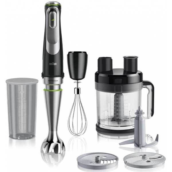 ხელის ბლენდერი Braun MQ9175XL, 1200W, Hand Blender, Black