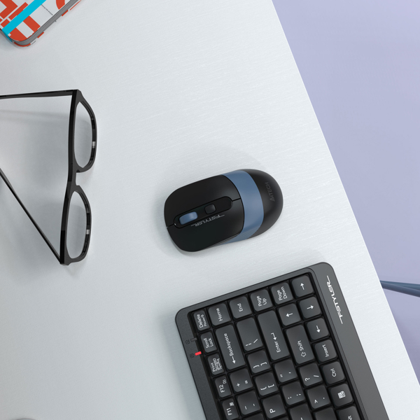 მაუსი A4tech FB10CS Fstyler, Wireless, USB, Bluetooth, Mouse, Ash Blue