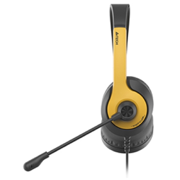 A4tech FH100U Fstyler, Headset, Wired, USB, Black/Yellow