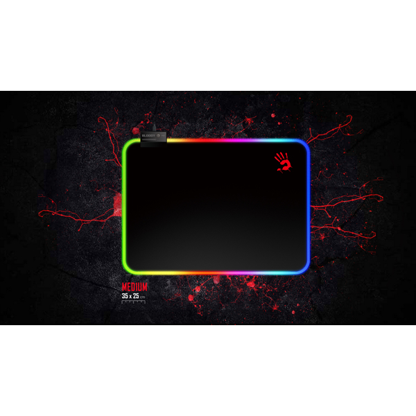 A4tech MP-35N Bloody, Gaming Mouse Pad, M, Black