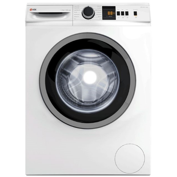 Vox WM1285-LT14QD, 8Kg, D, 1200Rpm, Washing Machine, White