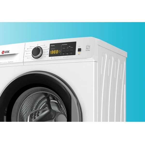 Vox WM1285-LT14QD, 8Kg, D, 1200Rpm, Washing Machine, White