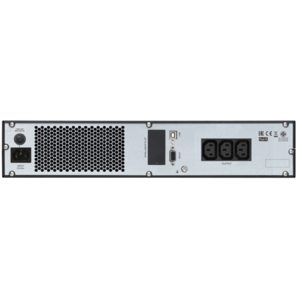 უწყვეტი კვების წყარო APC SRV1KRIRK Easy UPS On-Line, LCD, USB, Black