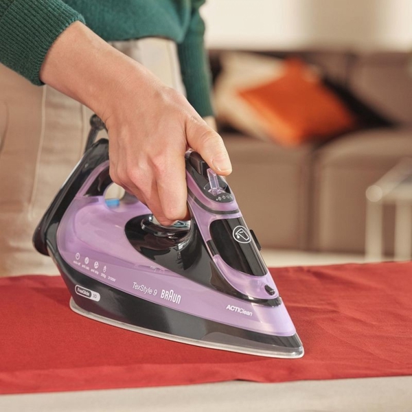 ორთქლის უთო Braun SI9661VI, 3100W, 330ML, Steam Iron, Purple