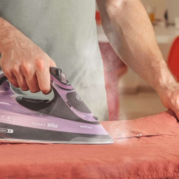 ორთქლის უთო Braun SI9661VI, 3100W, 330ML, Steam Iron, Purple