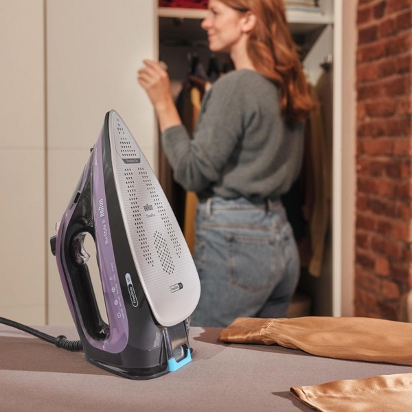 ორთქლის უთო Braun SI9661VI, 3100W, 330ML, Steam Iron, Purple