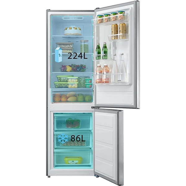 მაცივარი Midea MDRB424FGF02O, 310L, Refrigerator, Inox