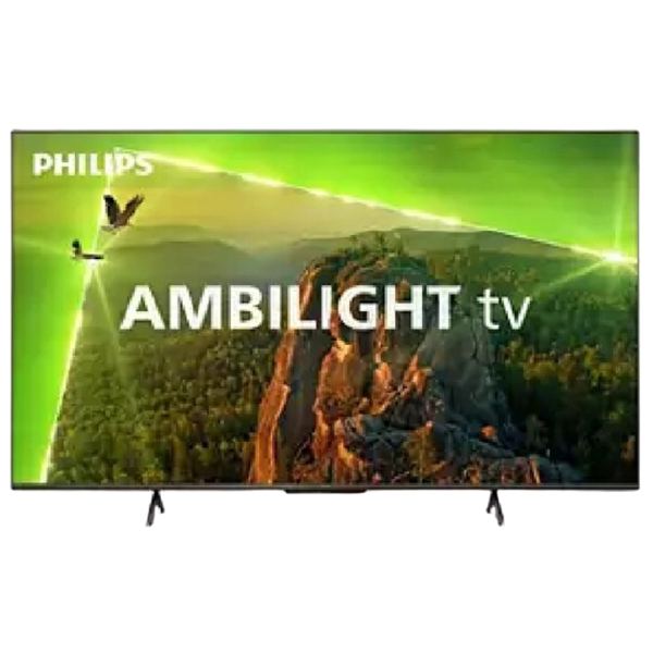 ტელევიზორი Philips 50PUS8118/12, 50", 4K UHD, Smart TV, USB, HDMI, LAN, BT, WIFI, Black