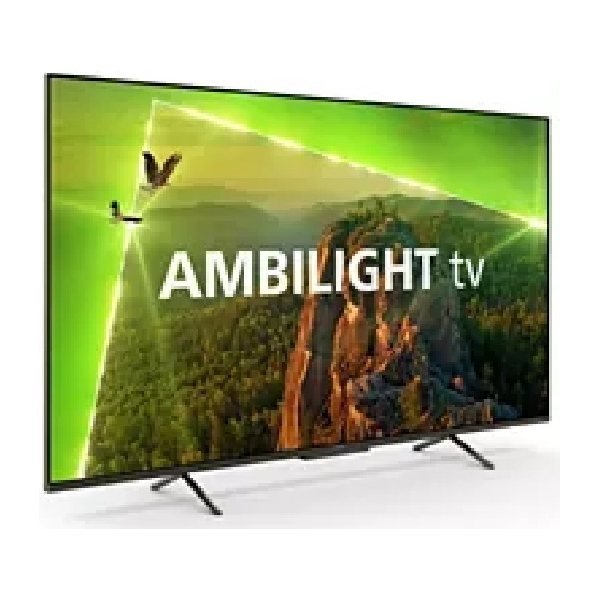 ტელევიზორი Philips 50PUS8118/12, 50", 4K UHD, Smart TV, USB, HDMI, LAN, BT, WIFI, Black